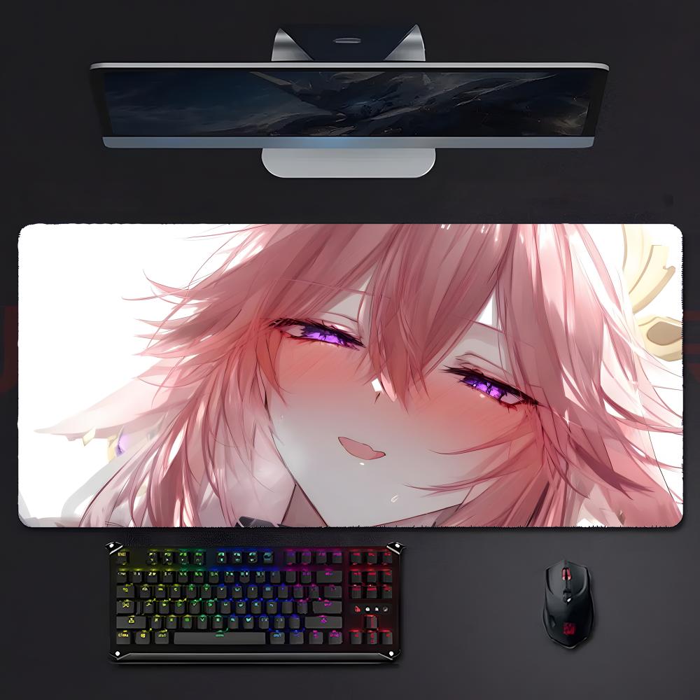 Gaming Keyboard Half - Mouse Pad Gamer XXL Anime com