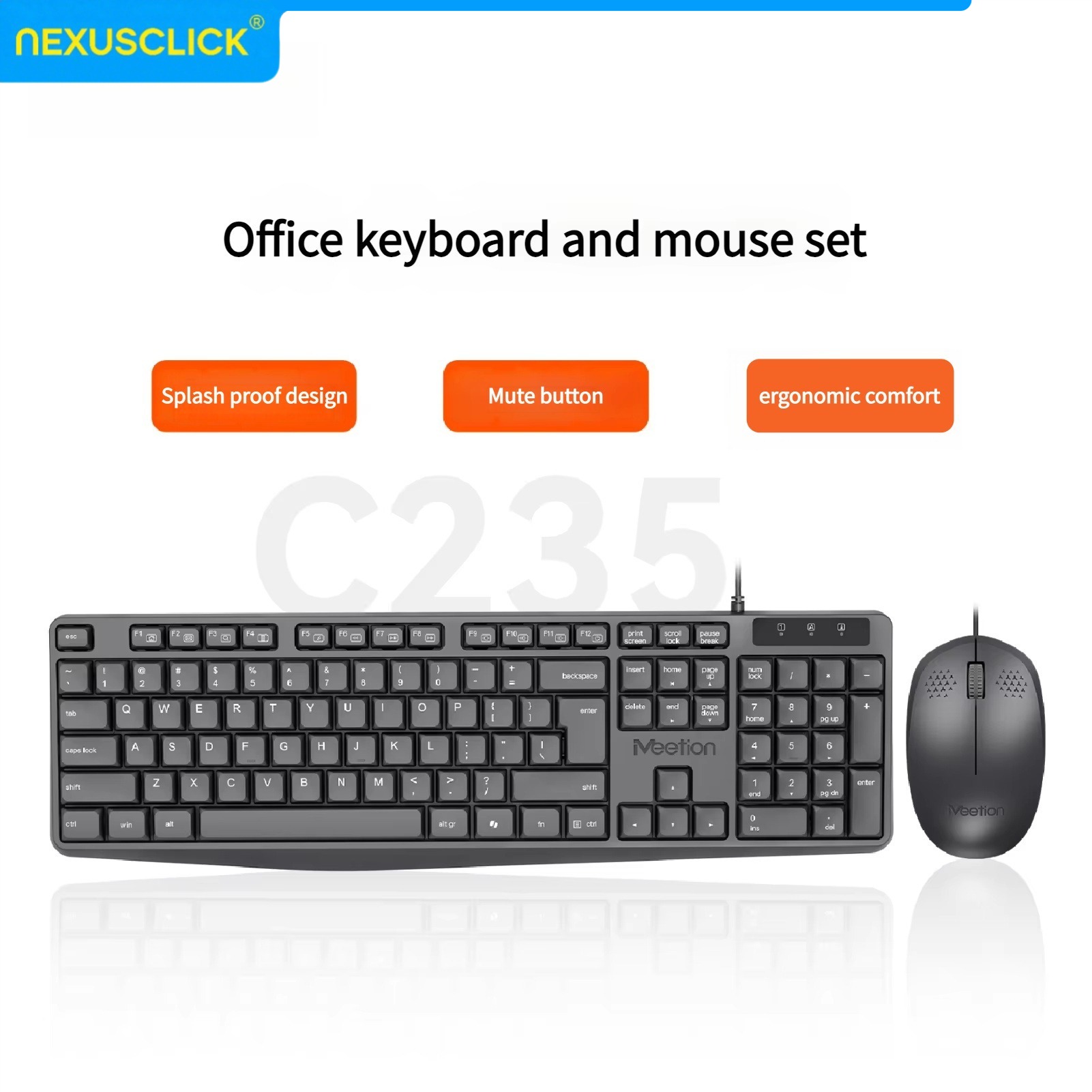 Gaming Keyboard That Is Quiet - Combo de Teclado e Mouse com