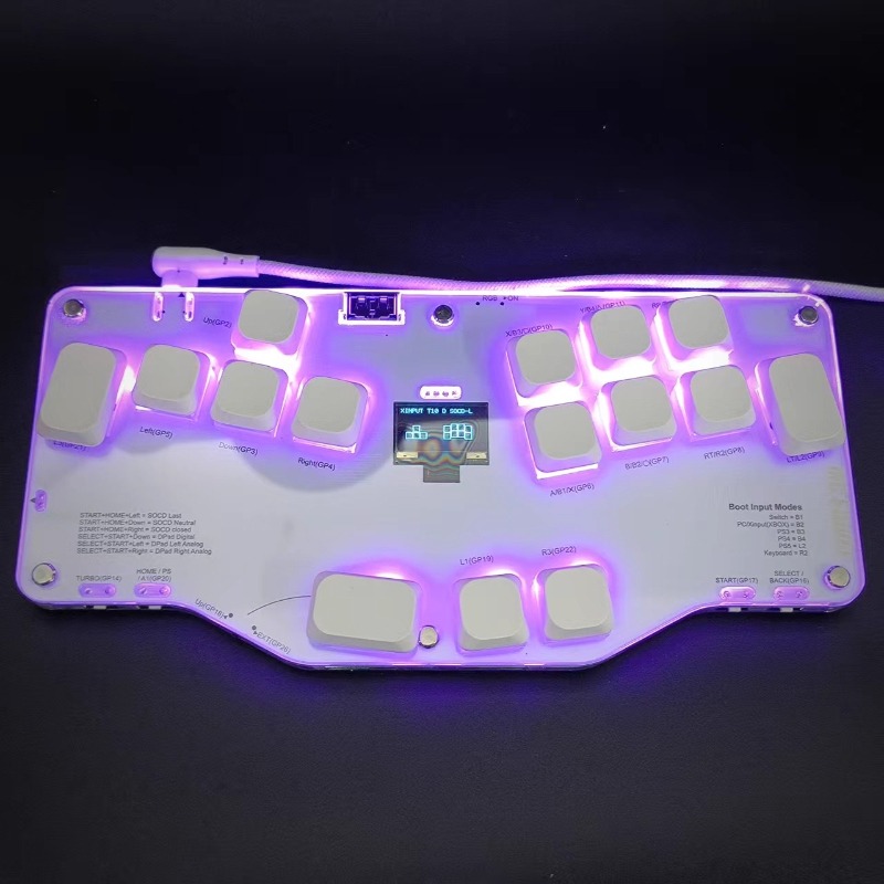 Gaming Keyboard Half - Mixbox teclado com uma mão, perfil