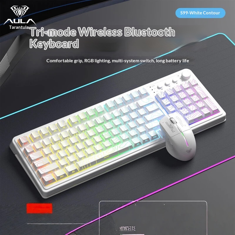 Gaming Keyboard That Is Quiet - Combo de Teclado e Mouse AULA