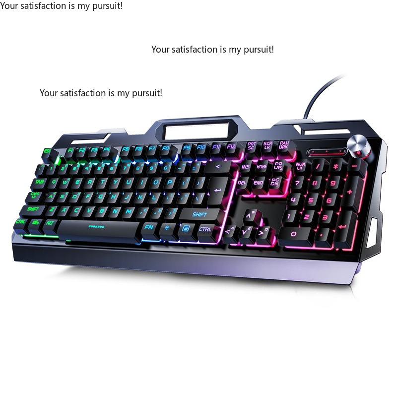 Gaming Keyboard Mouse Set - Conjunto de três peças Yindiao V2G5