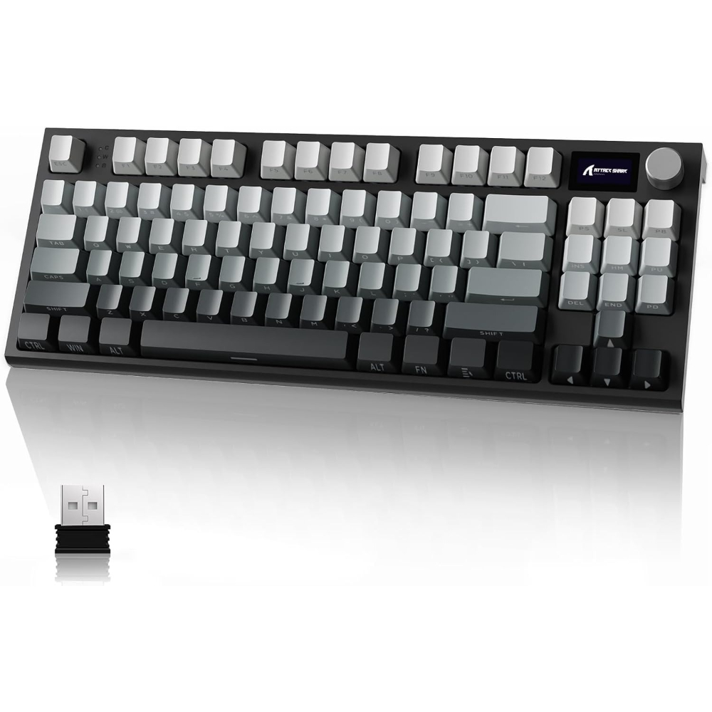 Gaming Keyboard Thocky - Teclado Mecânico Sem Fio ATTACK SHARK