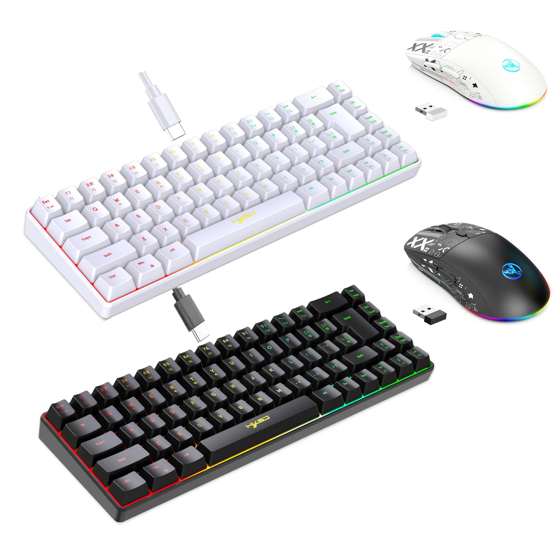 Gaming Keyboard Mini - Kit Teclado e Mouse Gamer com