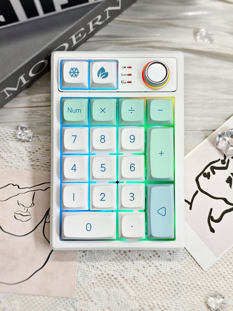 Gaming Keyboard Number Pad - Teclado Mecânico Mini Gamer Programável KEYCOOL