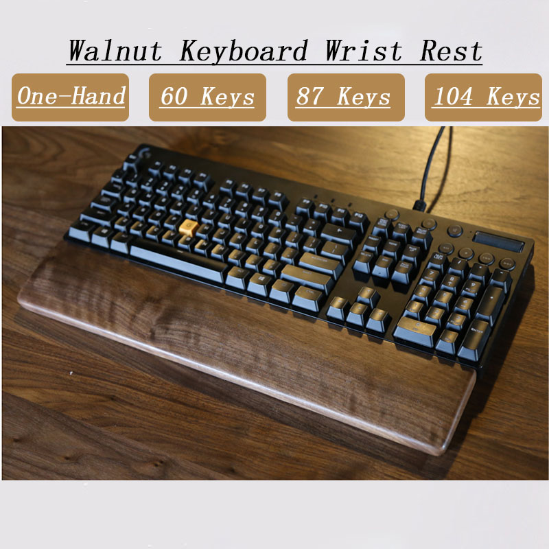 Gaming Keyboard Number Pad - Teclado de madeira de carvalho para