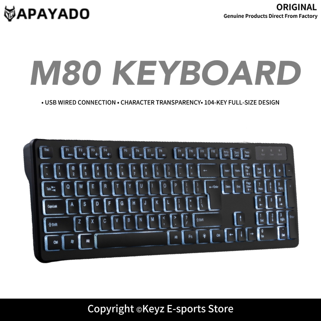 Gaming Keyboard That Is Quiet - Teclado Gamer USB com Fio, Teclas