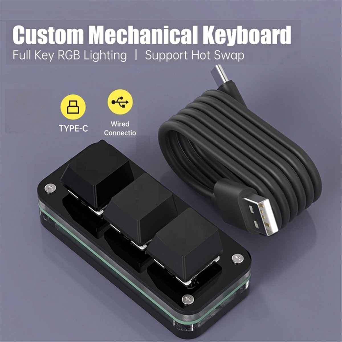 Gaming Keyboard Mini - Teclado Mini de Programação Macro com