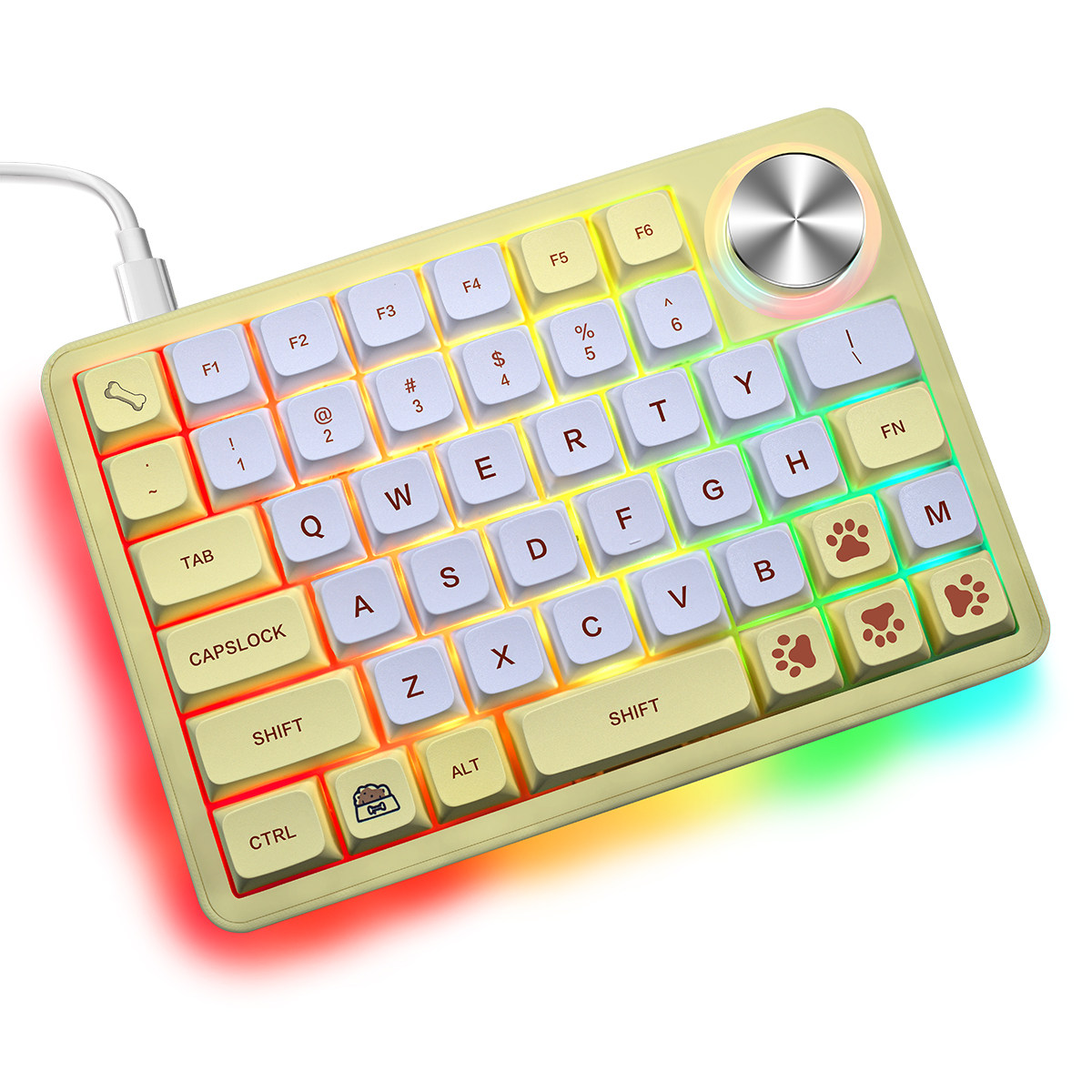 Gaming Keyboard Half - Teclado mecânico de uma mão, teclado