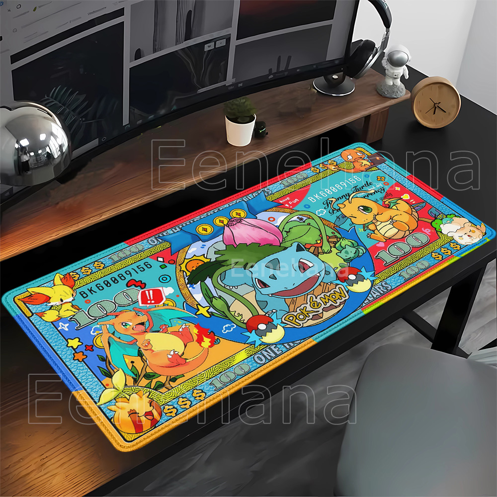 Gaming Keyboard Typewriter - Mousepad de borracha grande com estampa