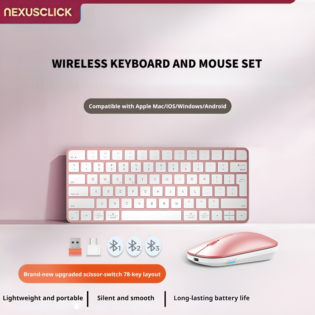 Gaming Keyboard That Is Quiet - Combo de Teclado e Mouse Sem