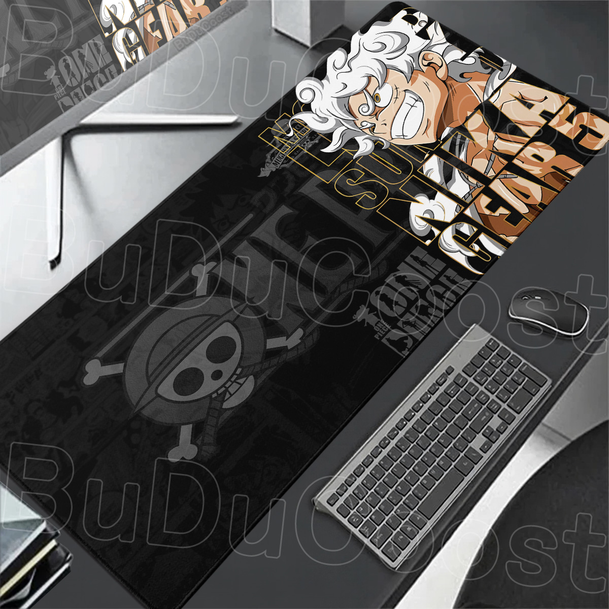 Gaming Keyboard Typewriter - Tapete de Rato One Piece Luffy