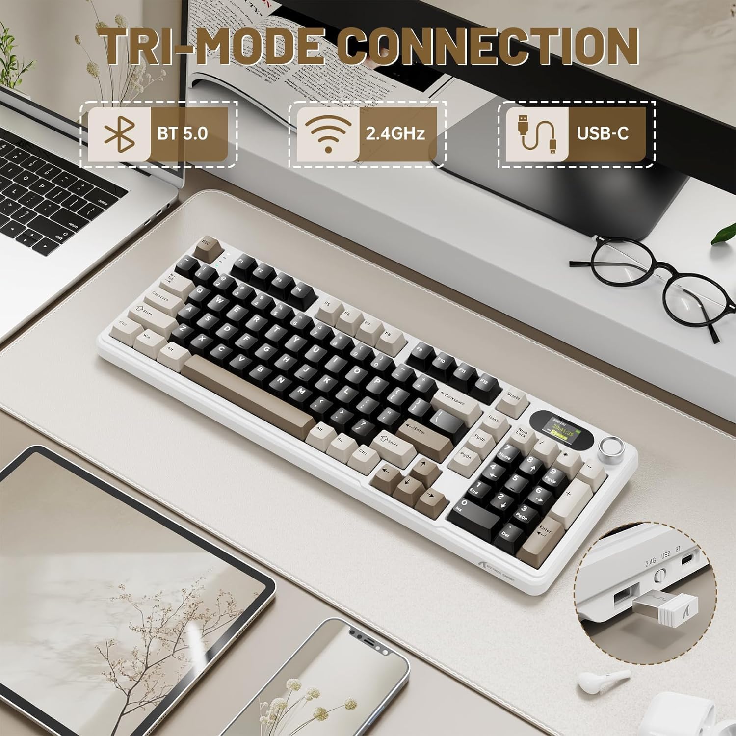 ATTACK SHARK X98Pro Teclado Me - Gaming Keyboard Thocky avaliação e preço