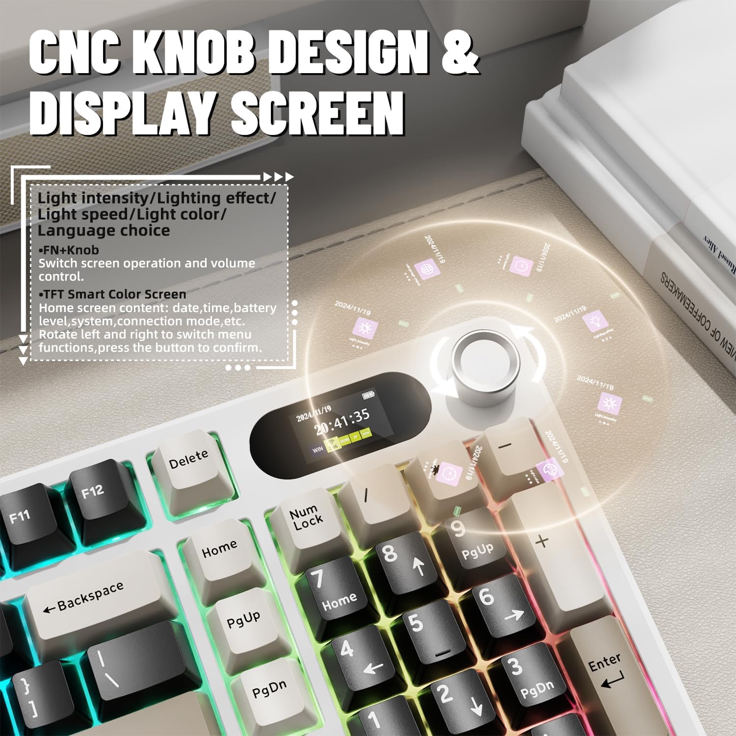 ATTACK SHARK X98Pro Teclado Me - Gaming Keyboard Thocky avaliação e preço