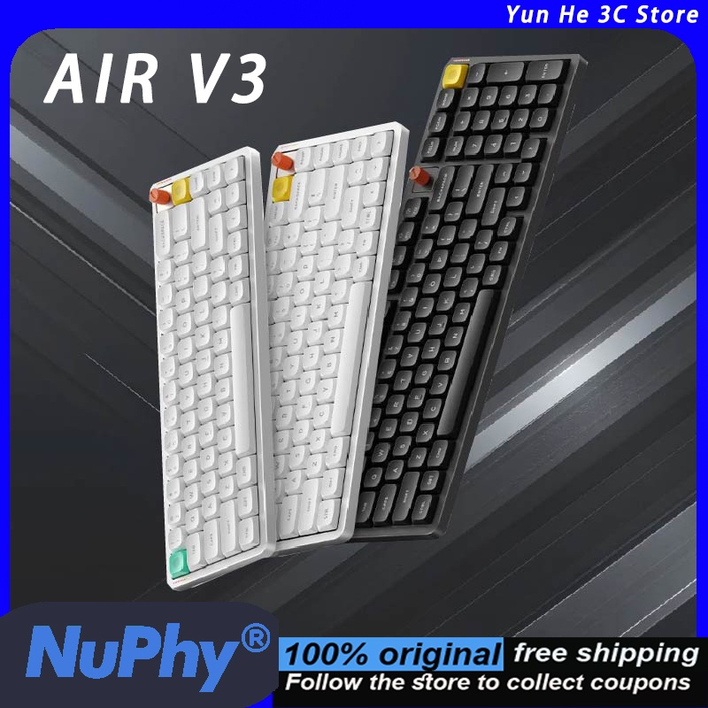 Teclado Mecânico NuPhy Air V3  - Gaming Keyboard That Is Quiet avaliação e preço