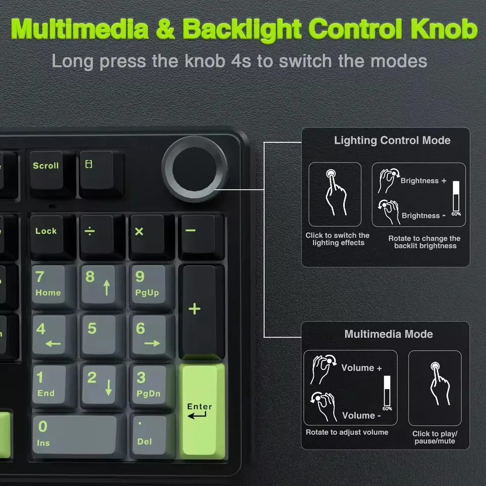 Teclado mecânico para jogos AU - Gaming Keyboard Thocky avaliação e preço