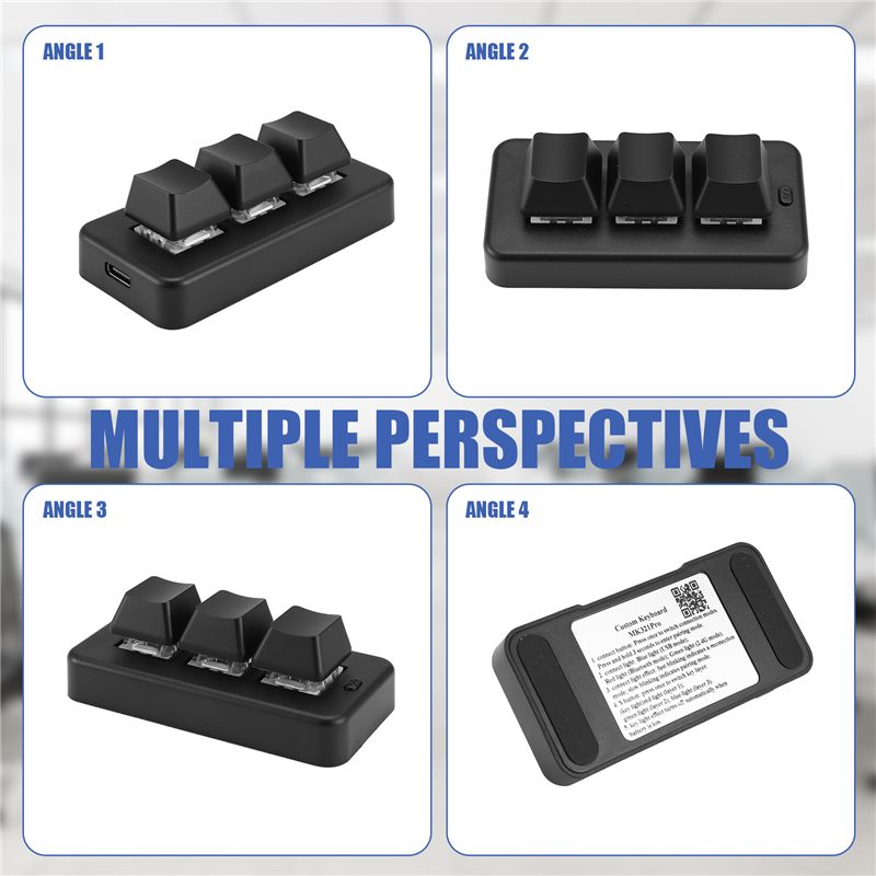 Mini teclado macro programável - Gaming Keyboard Mini avaliação e preço