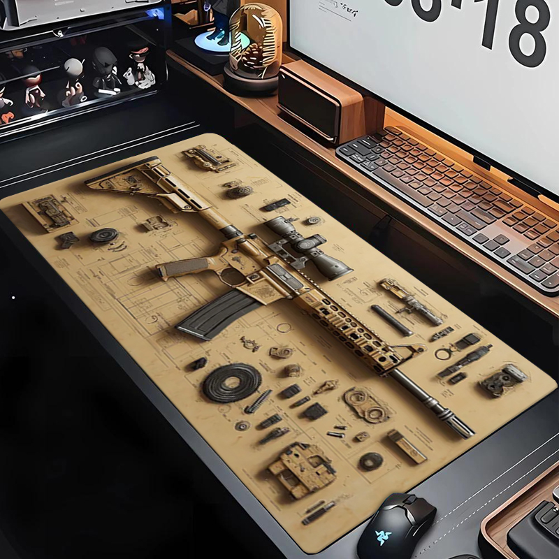Tapete de Rato Gaming Grande e - Gaming Keyboard High Ground avaliação e preço