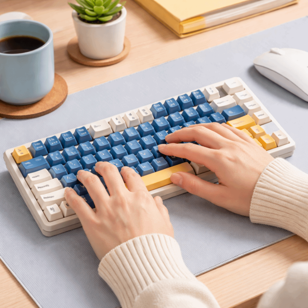 Teclado Mecânico para Jogos co - Gaming Keyboard That Is Quiet avaliação e preço