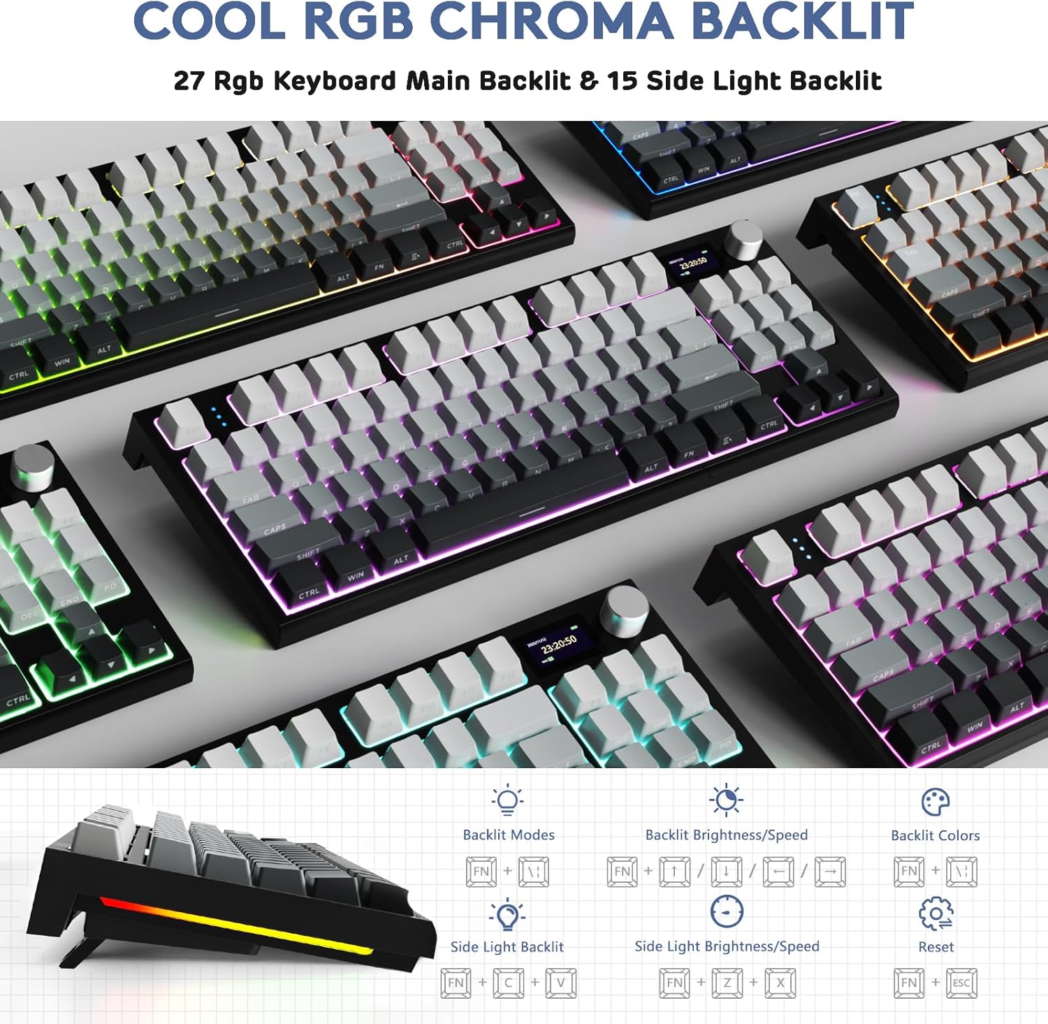 Teclado Mecânico Sem Fio ATTAC - Gaming Keyboard Thocky avaliação e preço