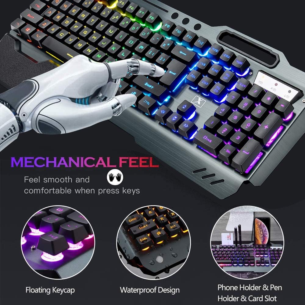 Combinação de teclado e mouse  - Gaming Keyboard Mouse Set avaliação e preço