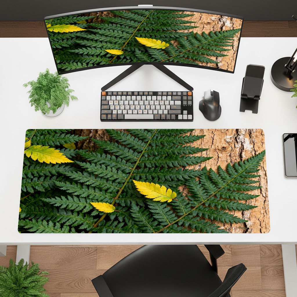 Mouse Pad com Design de Folha, - Gaming Keyboard Brand avaliação e preço