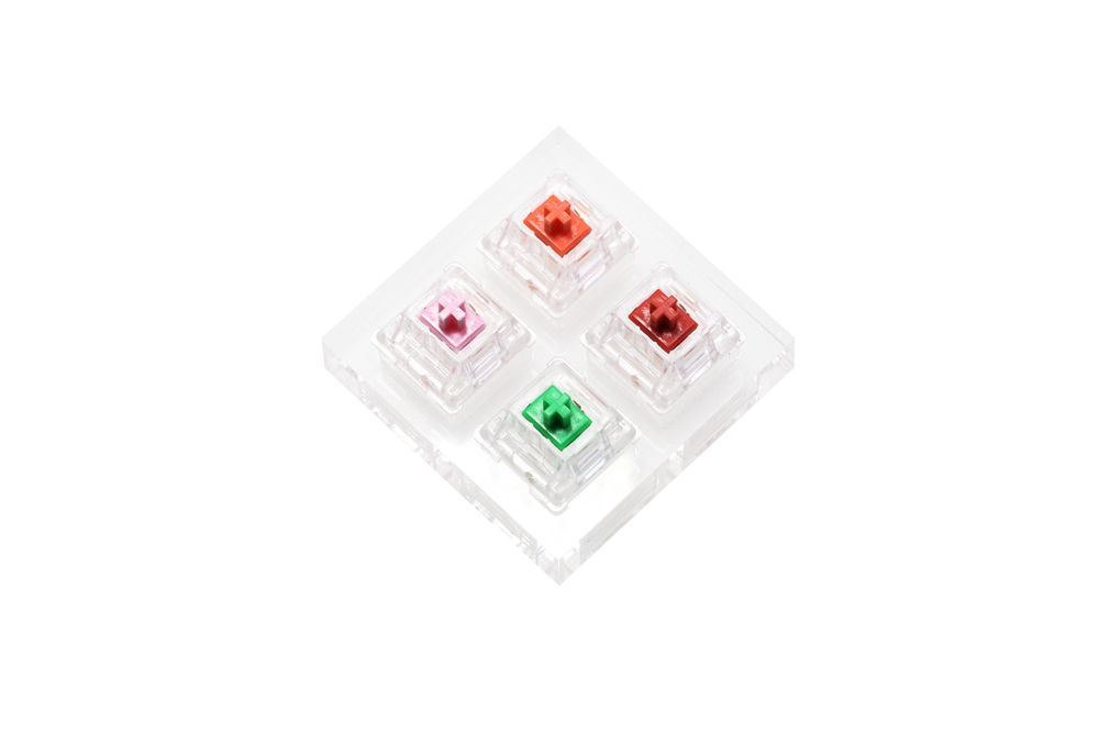 Interruptor de alumínio ou acr - Gaming Keyboard Tester avaliação e preço