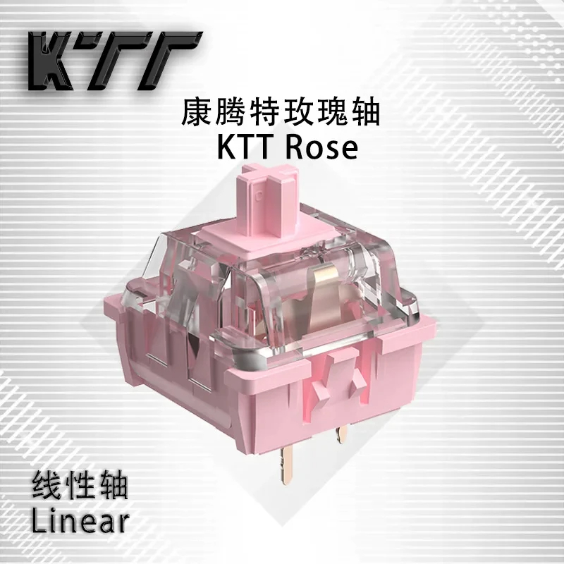KTT Rose Switch Linear 63g 5 p - Keyboard Lube Kit avaliação e preço