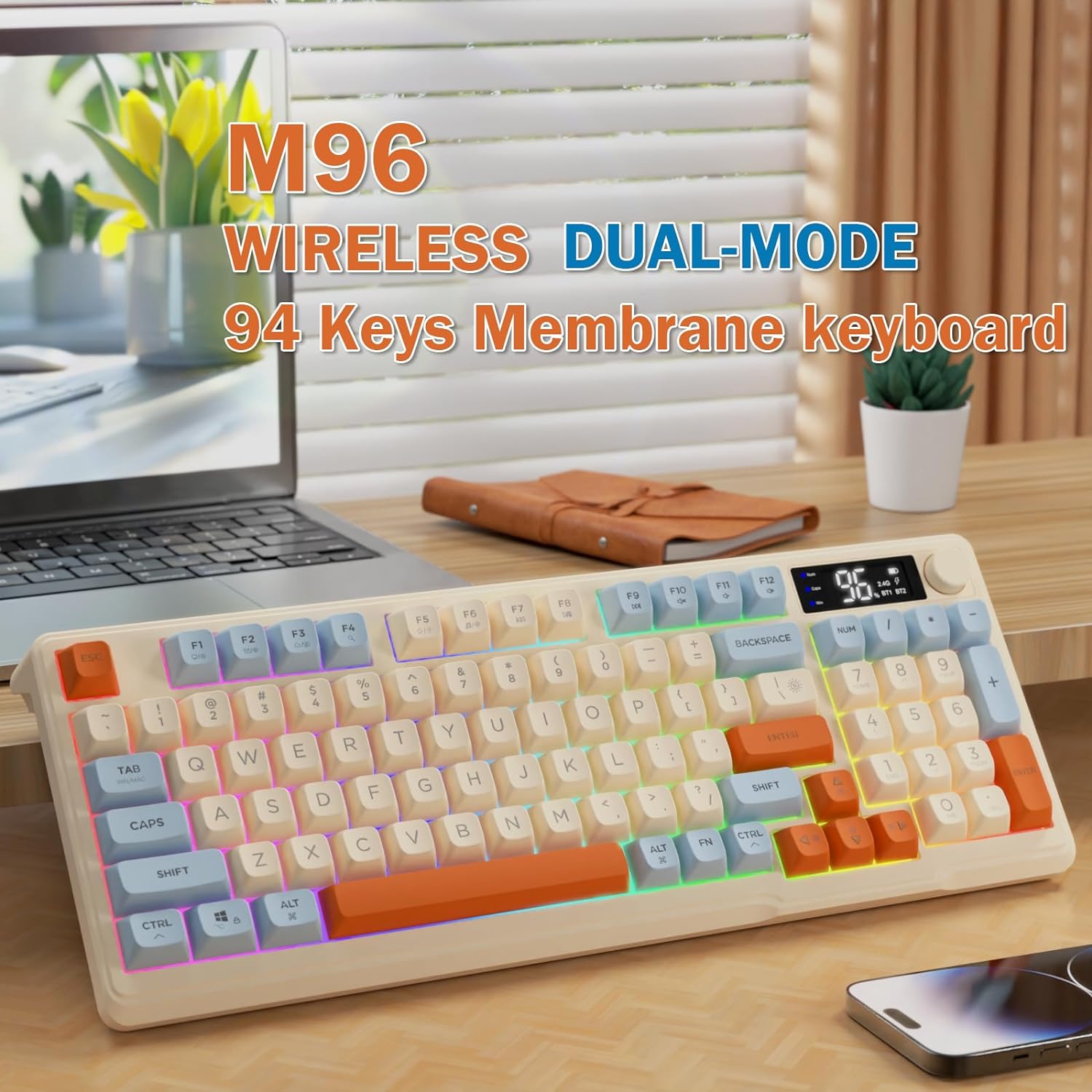 Teclado para jogos sem fio ZIY - Gaming Keyboard That Is Quiet avaliação e preço