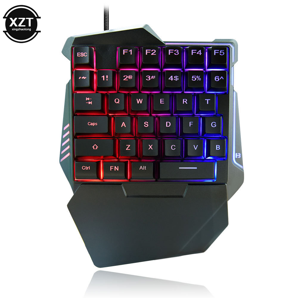 Teclado usb com uma mão para j - Gaming Keyboard Half avaliação e preço