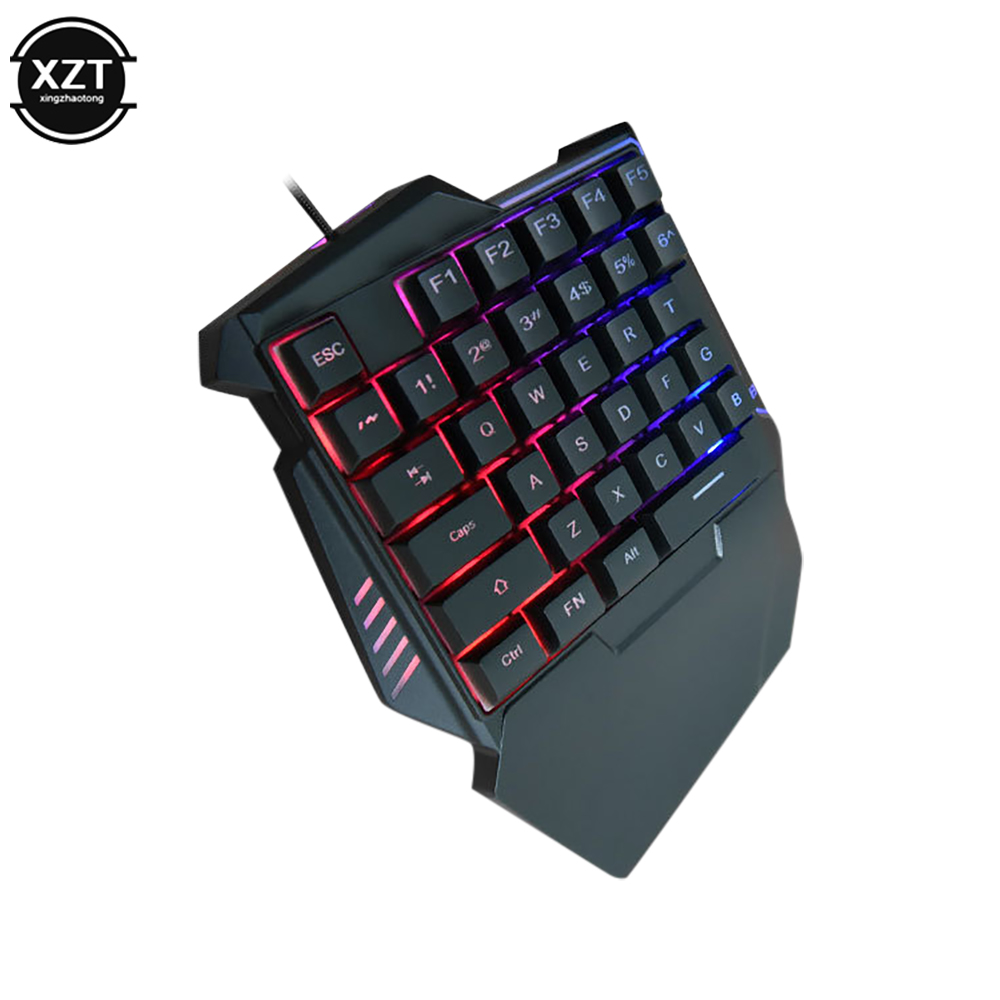Teclado usb com uma mão para j - Gaming Keyboard Half avaliação e preço