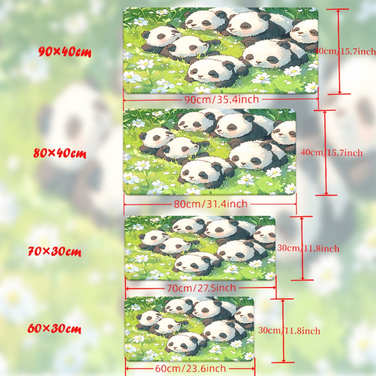 Mousepad Panda de Arte em Ferr - Gaming Keyboard Brand avaliação e preço