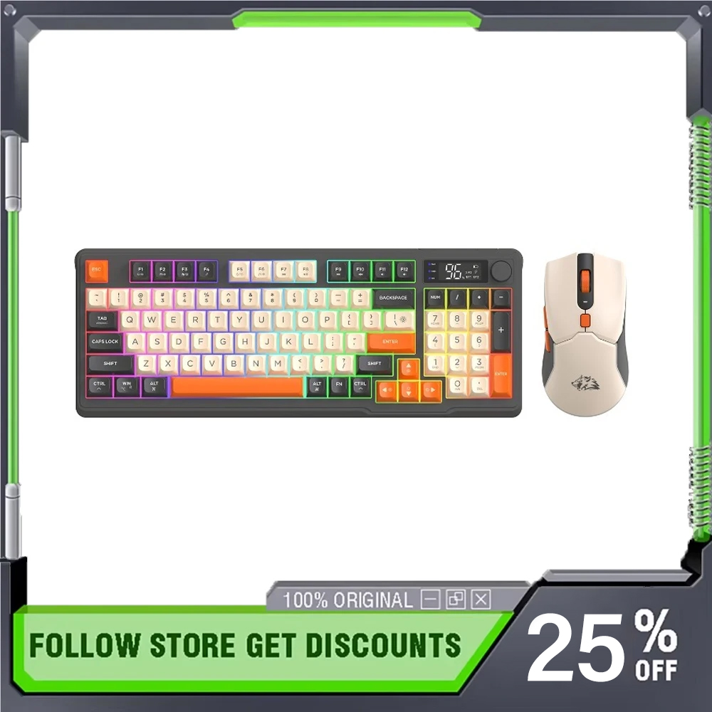 Teclado Mecânico Sem Fio FreeW - Gaming Keyboard Mouse Set avaliação e preço