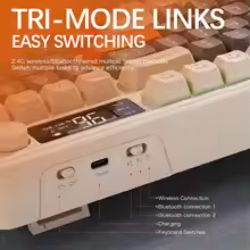 Teclado Mecânico Sem Fio FreeW - Gaming Keyboard Mouse Set avaliação e preço