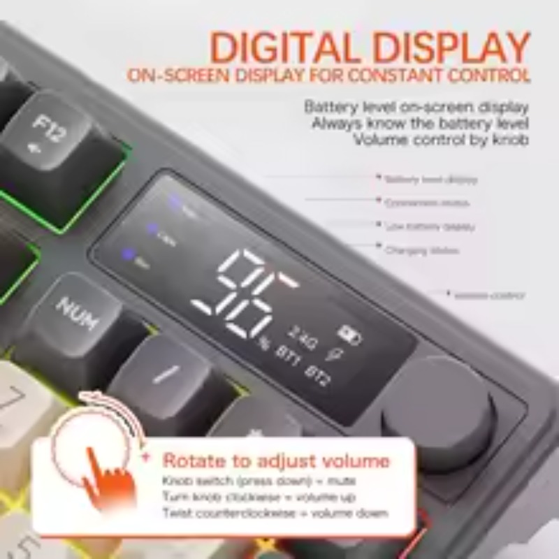 Teclado Mecânico Sem Fio FreeW - Gaming Keyboard Mouse Set avaliação e preço