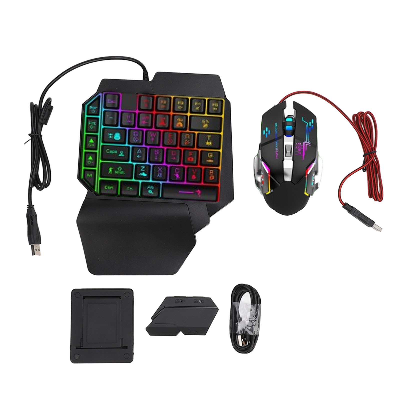 Conjunto de Conversor de Tecla - Gaming Keyboard Mouse Set avaliação e preço