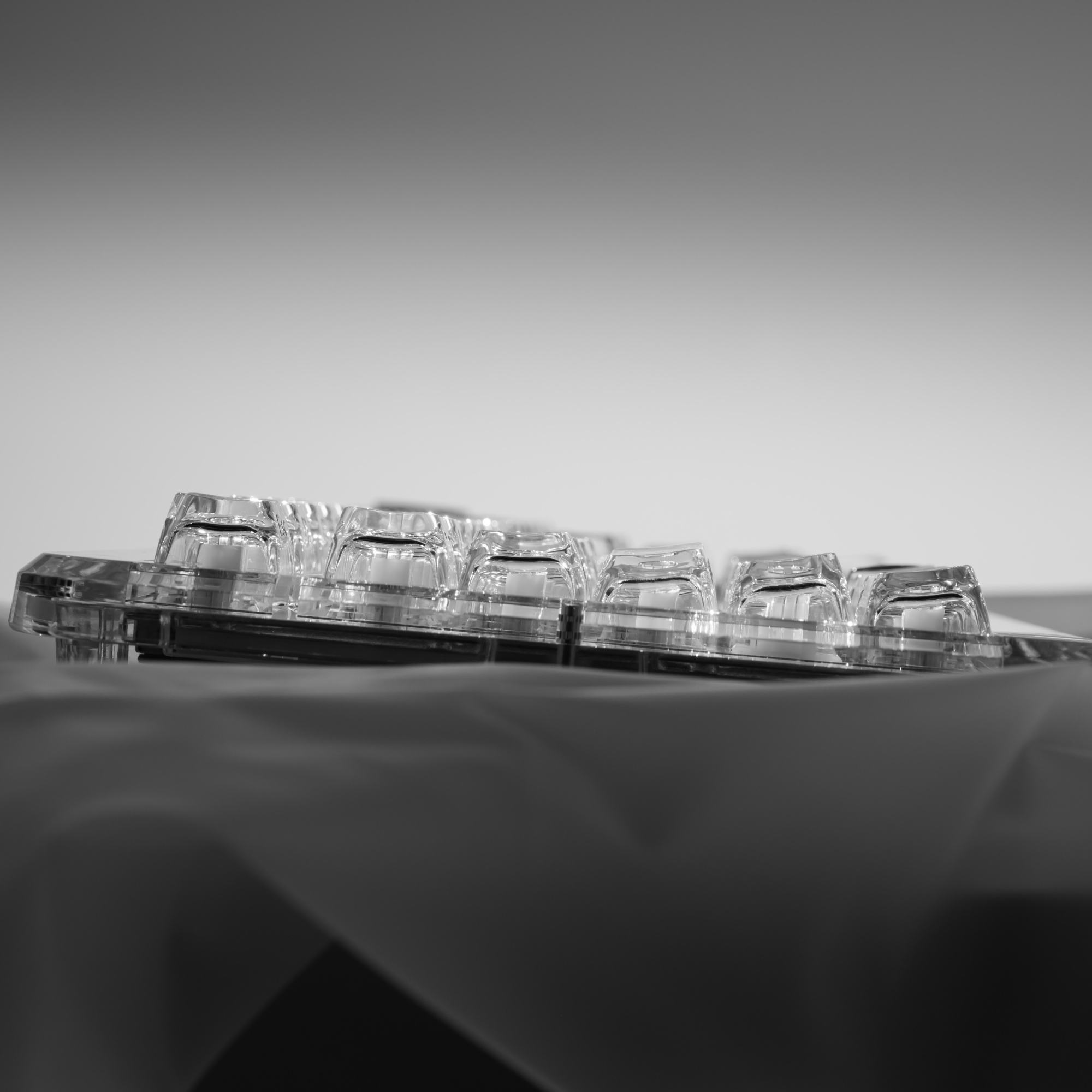 Teclas XVX Crystal Transparent - Gaming Keyboard Typewriter avaliação e preço