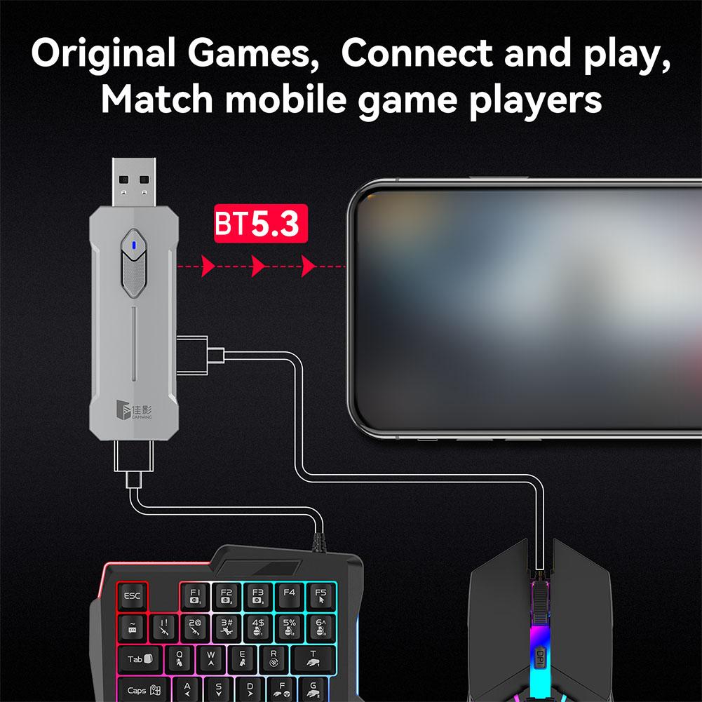 Gamwing x8/x8 pro conversor de - Gaming Keyboard Half avaliação e preço