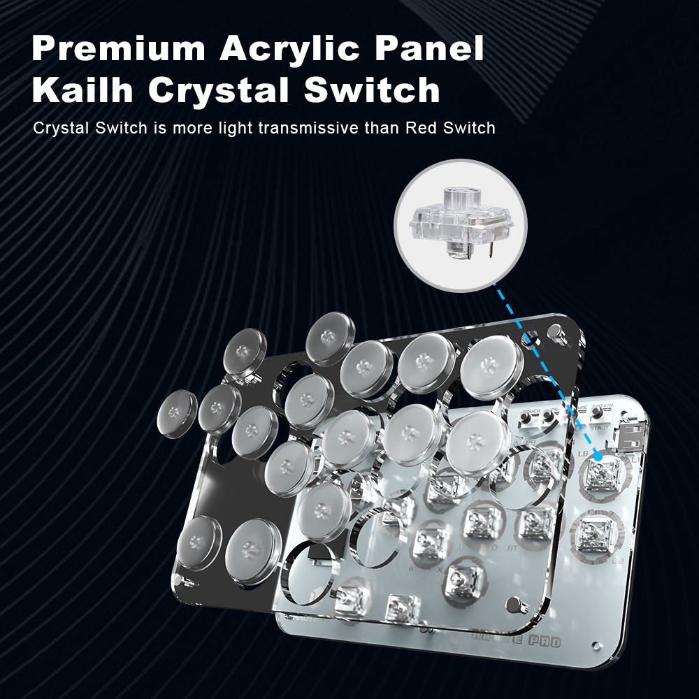 Controle Arcade Haute42 Hitbox - Gaming Keyboard Mini avaliação e preço