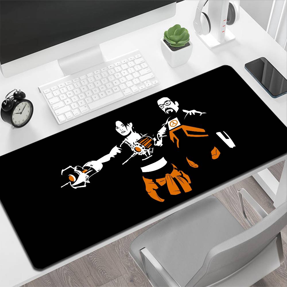 Meia vida grande mouse pad gam - Gaming Keyboard Half avaliação e preço