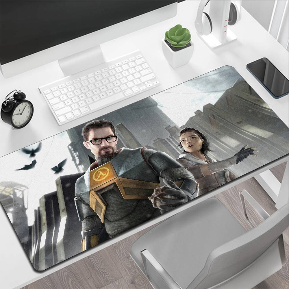 Meia vida grande mouse pad gam - Gaming Keyboard Half avaliação e preço