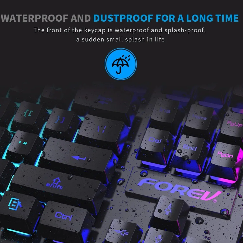 Teclado mecânico retroiluminad - Gaming Keyboard Half avaliação e preço