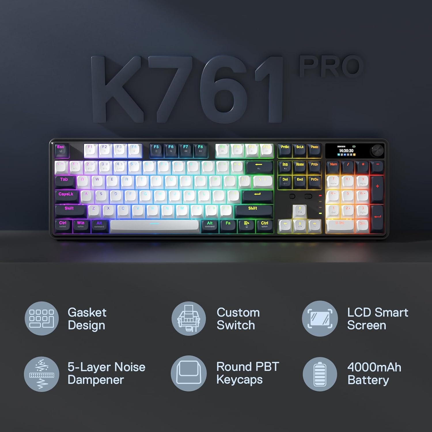 Teclado Mecânico Redragon K761 - Gaming Keyboard Thocky avaliação e preço