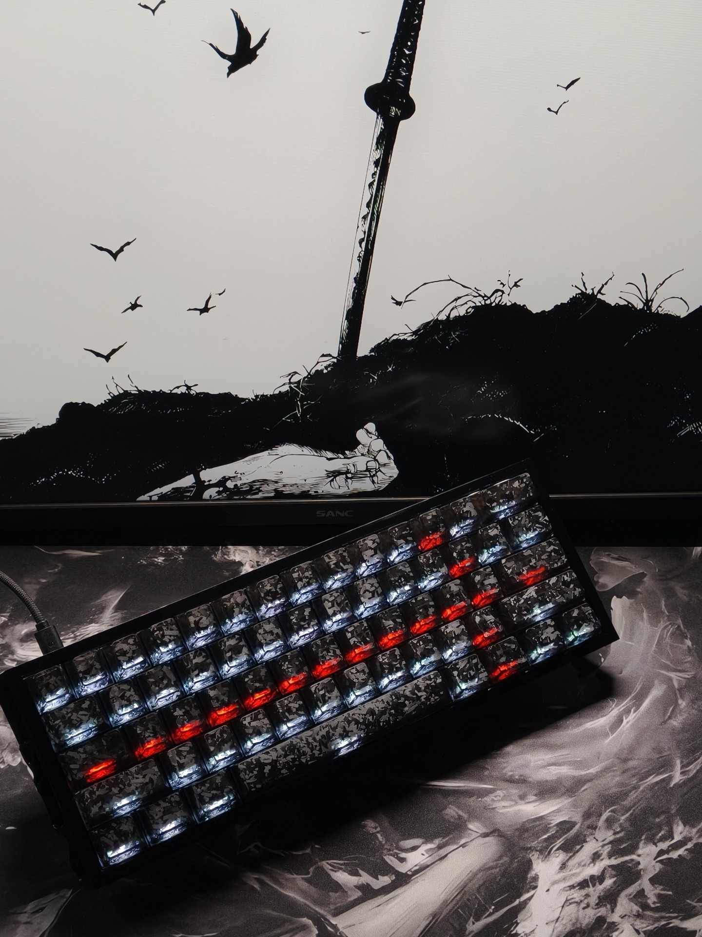 Teclado Compacto Gamer RGB com - Gaming Keyboard Number Pad avaliação e preço
