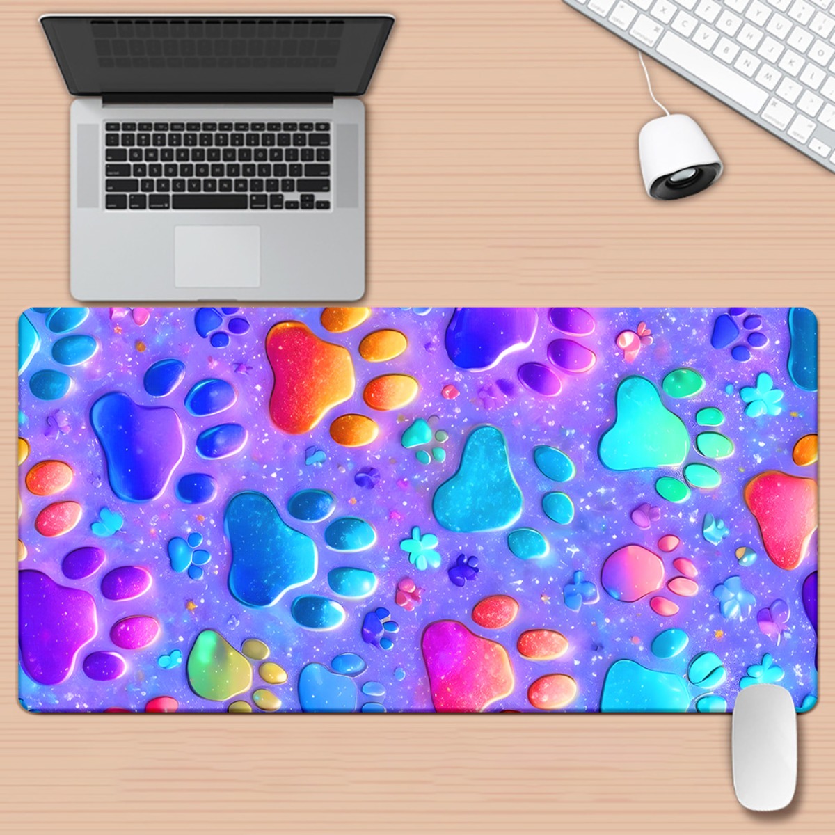Mouse Pad XXL de Arte em Ferro - Gaming Keyboard Brand avaliação e preço