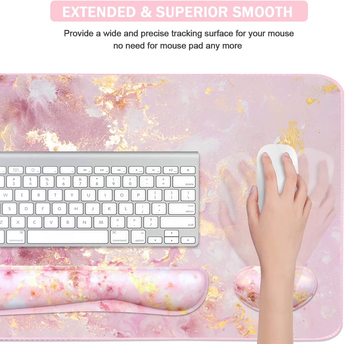 Mouse Pad Grande para Jogos co - Gaming Keyboard Mouse Set avaliação e preço
