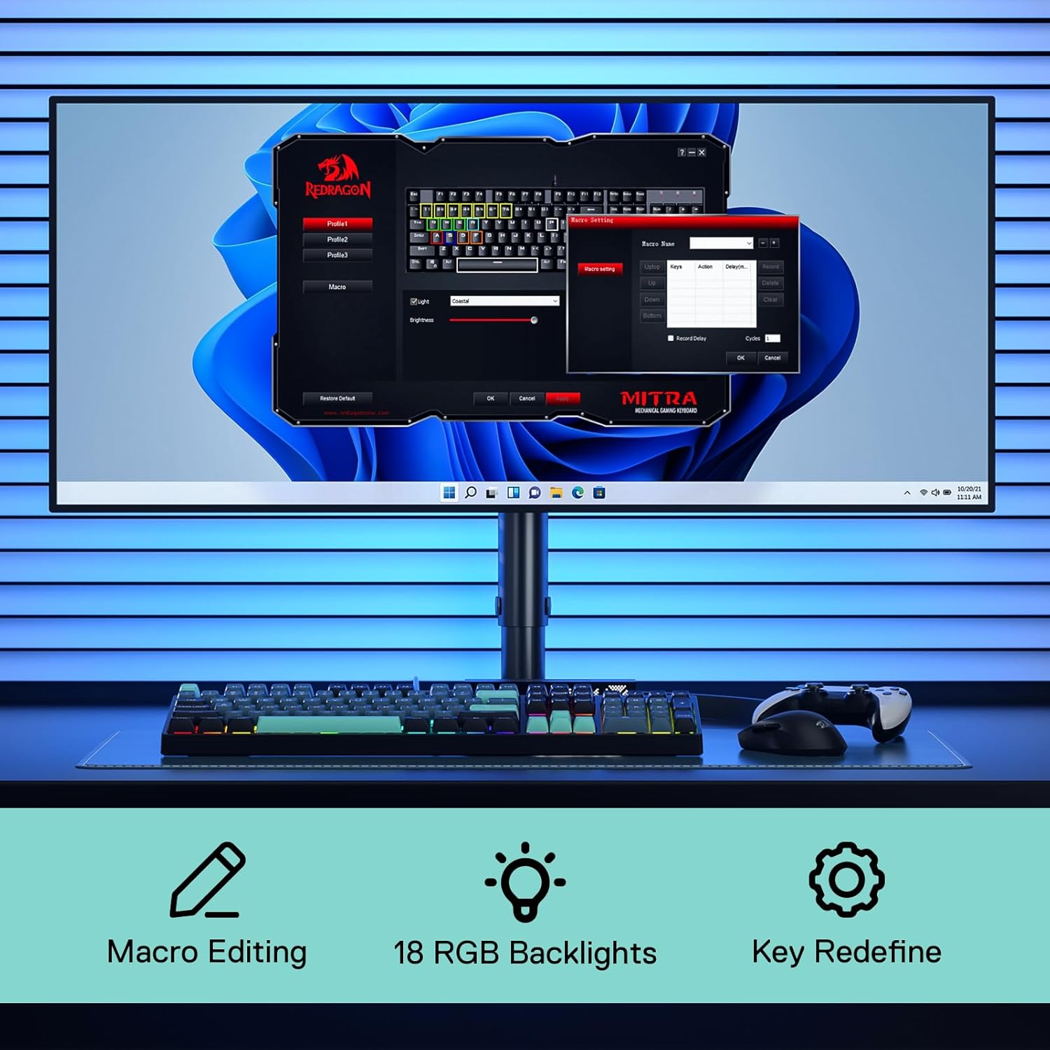 Redragon K582 SE com fio RGB 1 - Gaming Keyboard Thocky avaliação e preço