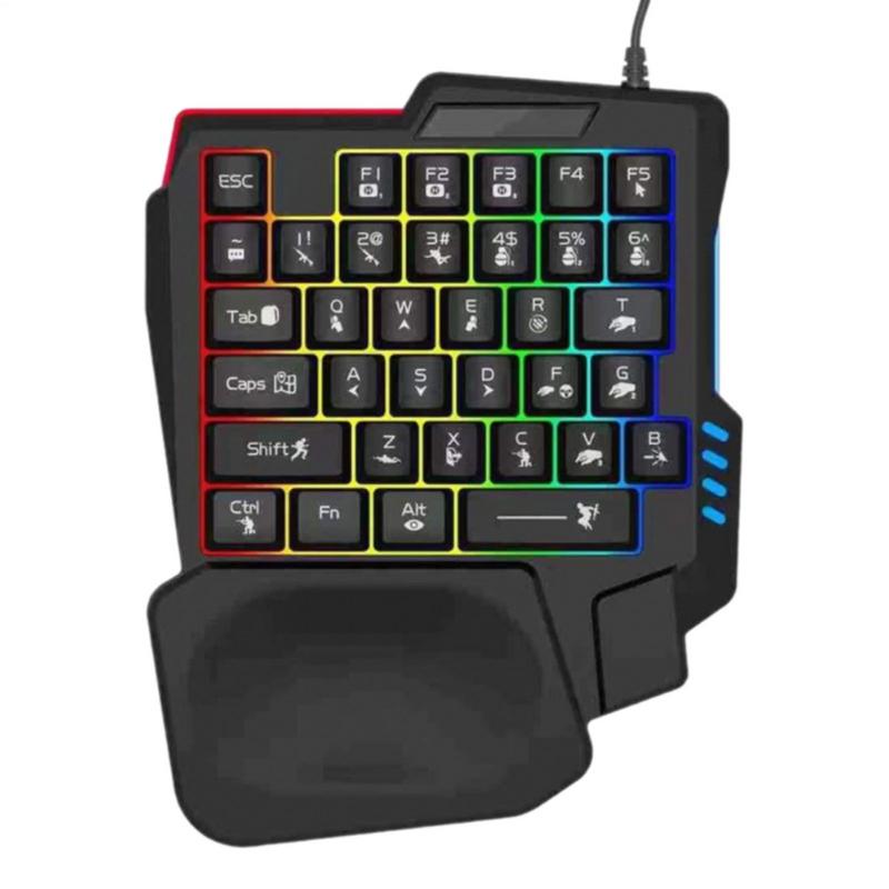 Teclado para jogos de 35 tecla - Gaming Keyboard Half avaliação e preço