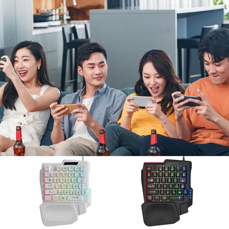 Teclado para jogos de 35 tecla - Gaming Keyboard Half avaliação e preço