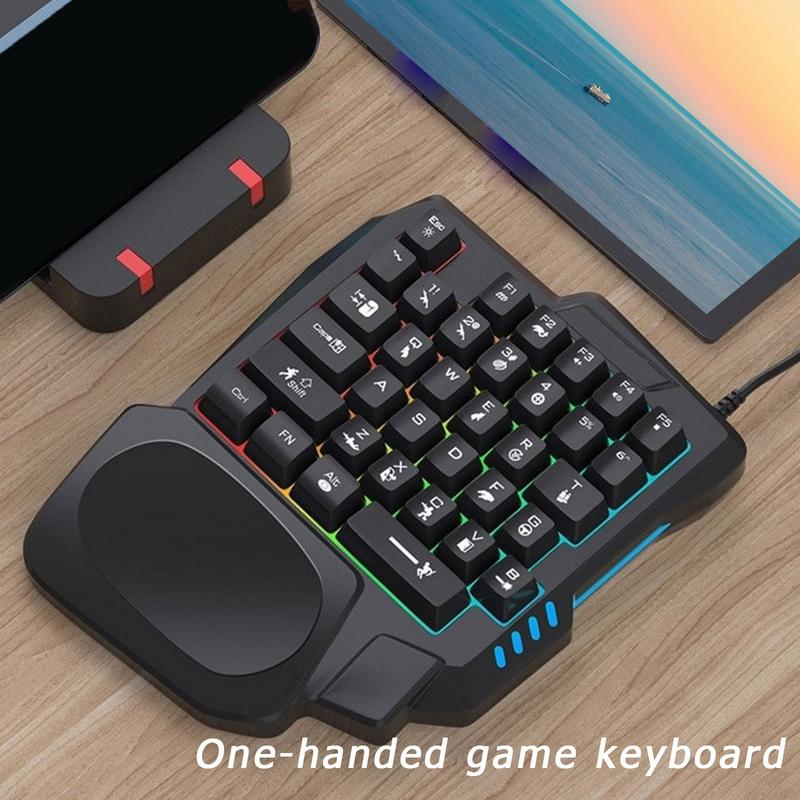 Teclado para jogos de 35 tecla - Gaming Keyboard Half avaliação e preço