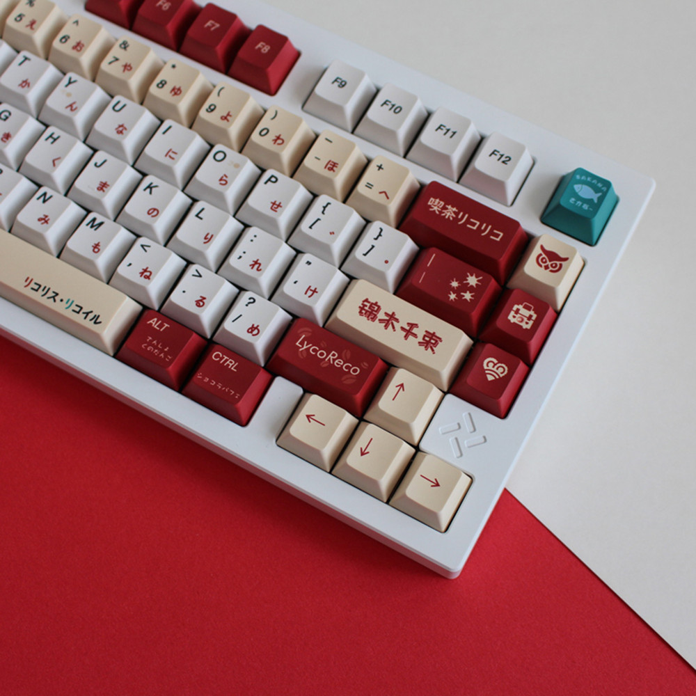 Teclas PBT Lycoris Recoil Anim - Gaming Keyboard Brand avaliação e preço